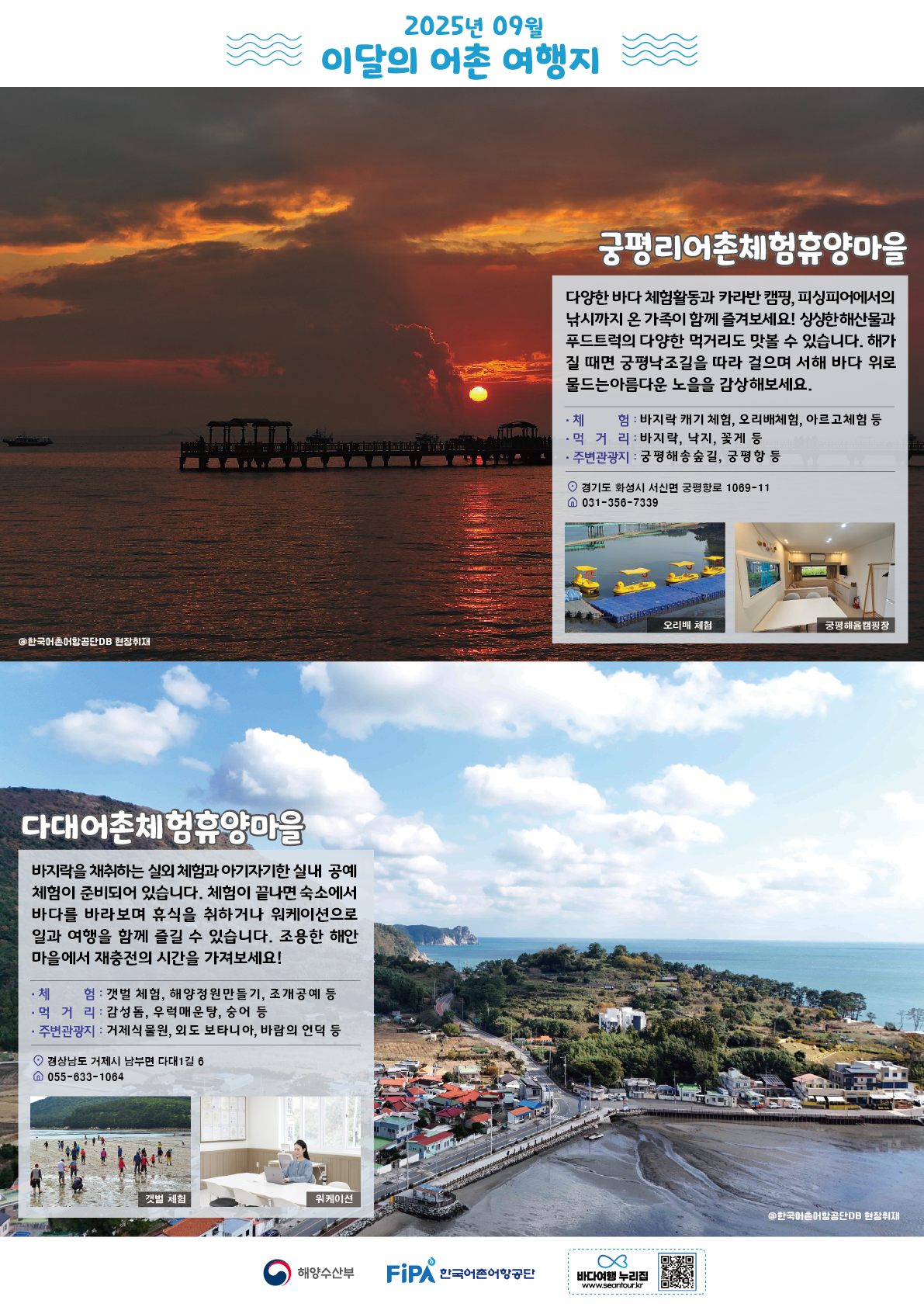 9월 이달의 어촌 [궁평리, 다대]