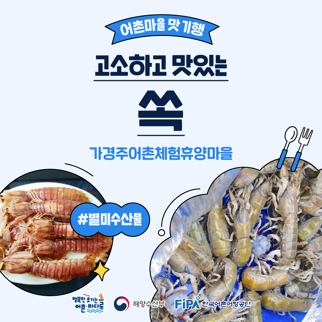 어촌마을 맛 기행 [쏙-가경주어촌체험휴양마을]